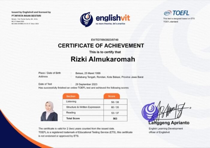 Buy TOEFL Certificate Without Exam-